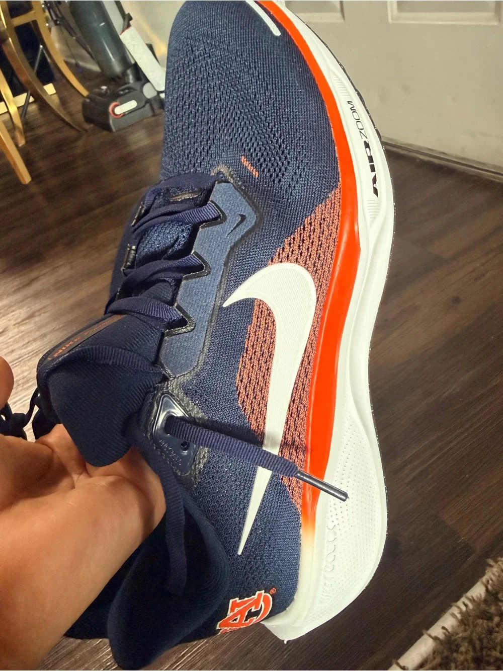 Nike Men's Dark Blue Low-Top Athletic Shoes